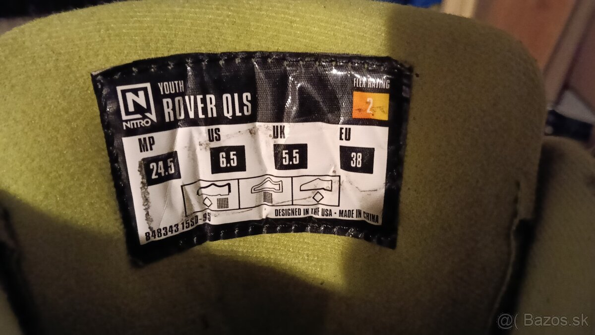 snowboardové topánky NITRO ROVER QLS 24.5cm - 4