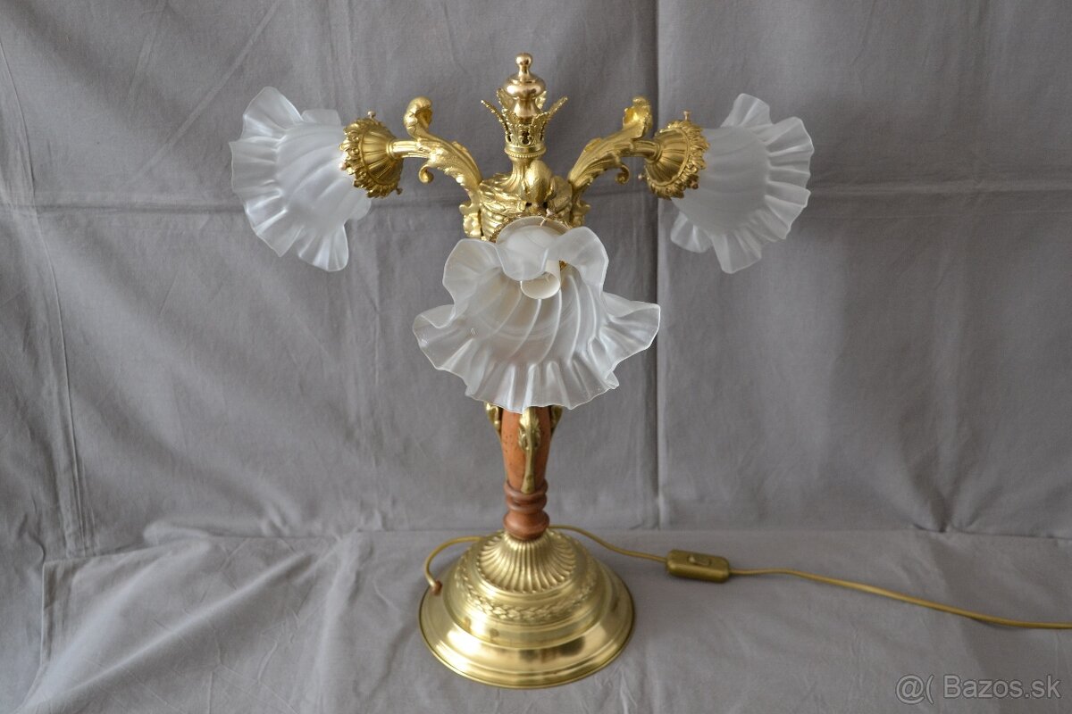 Mosadzná elektrická lampa - 4