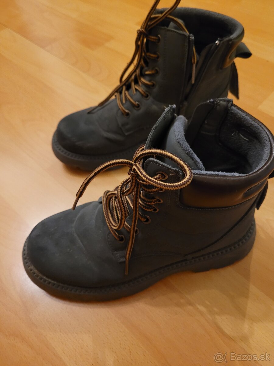 Chlapčenské topamánky na zimu č.39 - 4