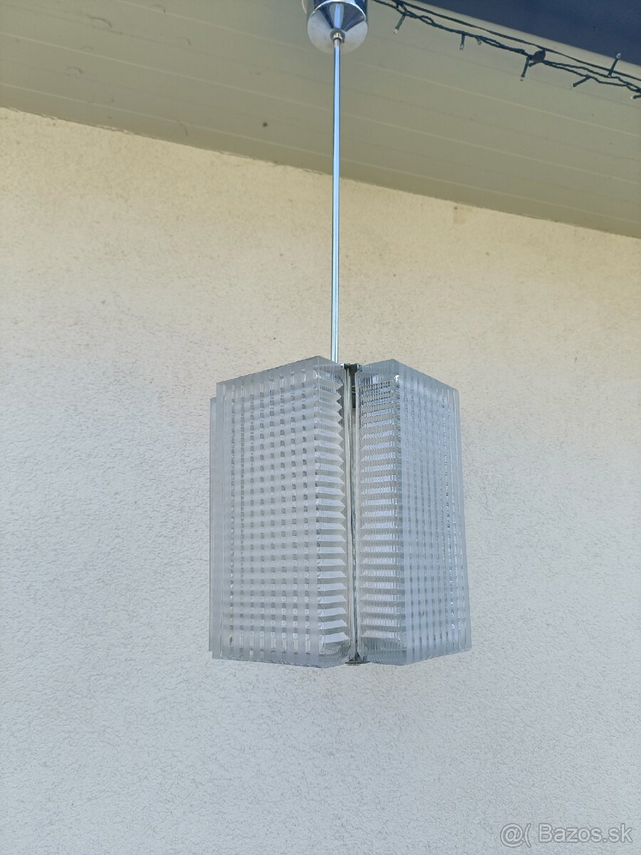 RETRO LUSTR NAPAKO / CHROMOVÝ LUSTR / FUNKCIONALISMUS - 4