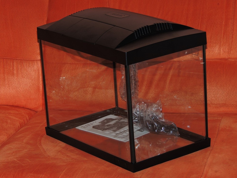 Predám nový akváriový set s objemom 20 l - Čierny - 4