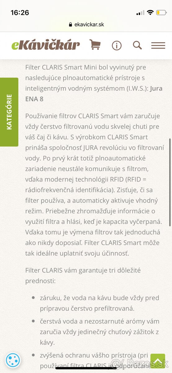 Jura Claris filter smart mini - 4