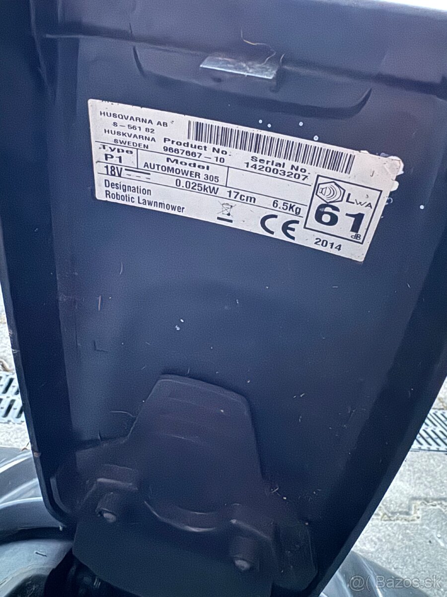 Husquarna automower 305 3-wheel robotická kosačka - 4