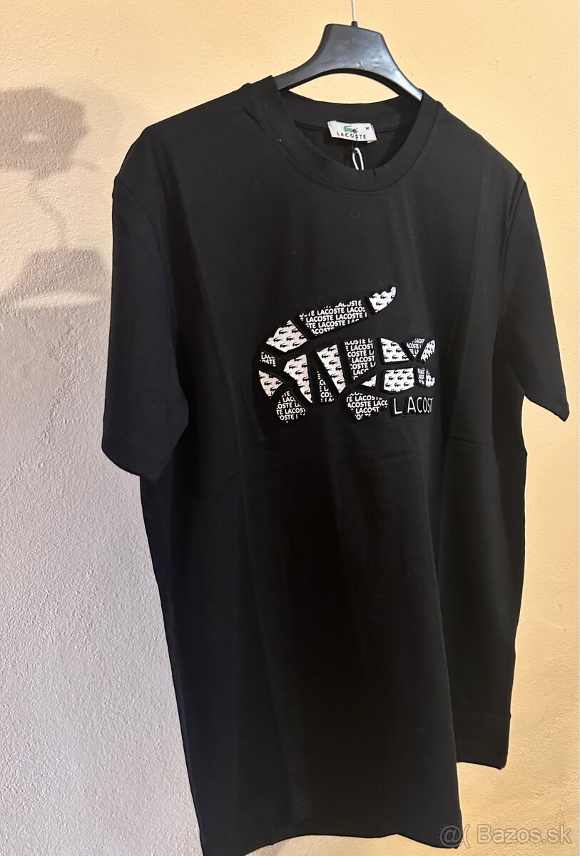 Lacoste - Tricko cierne (M) - 4