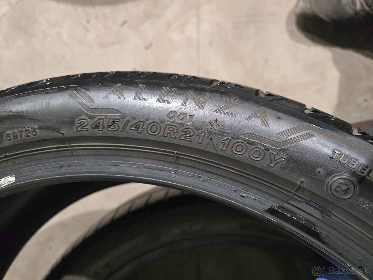 Letné Pneu Bridgestone Alenza 245/40 R21 2022 2ks - 4