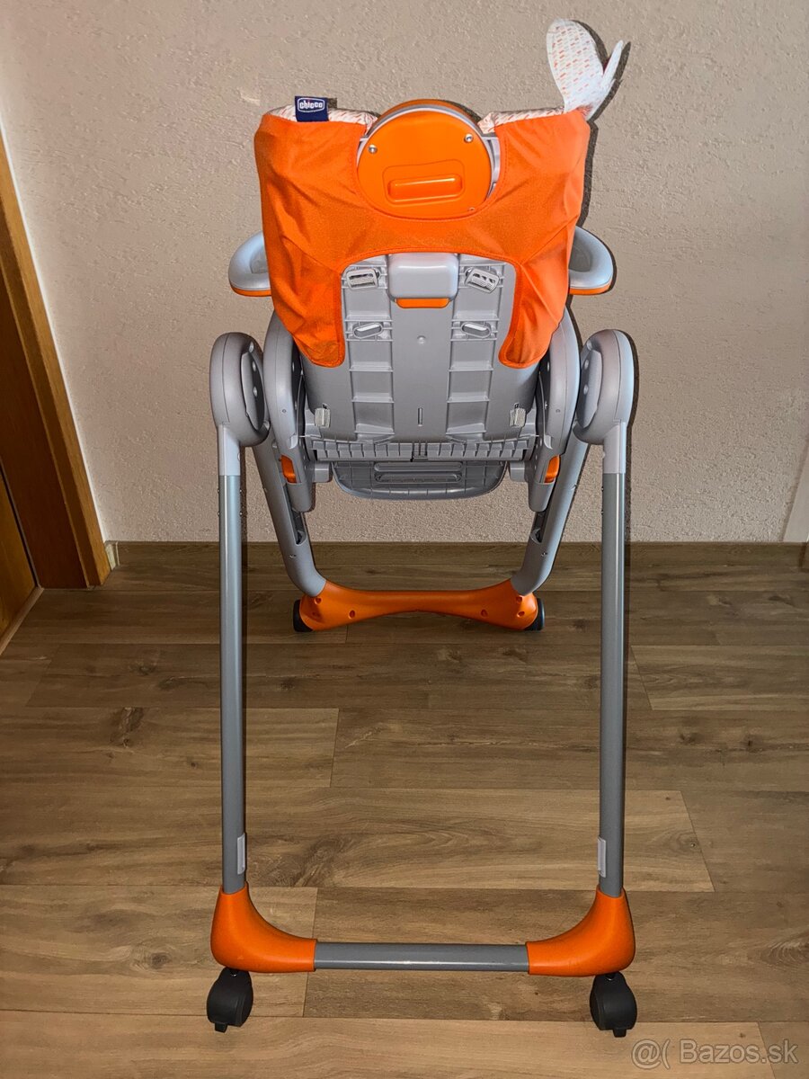 Polohovateľná detská jedálenská stolička Chicco Polly2Start - 4