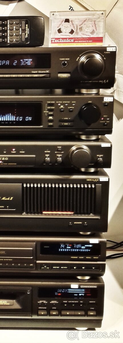 Zostava TECHNICS tuner,equalizer,predz,zos,tape,CD,deck= X02 - 4