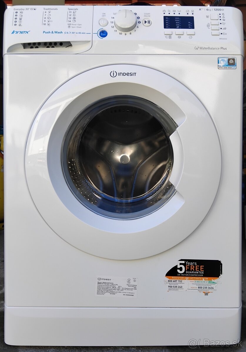 Predám práčku INDESIT - 4