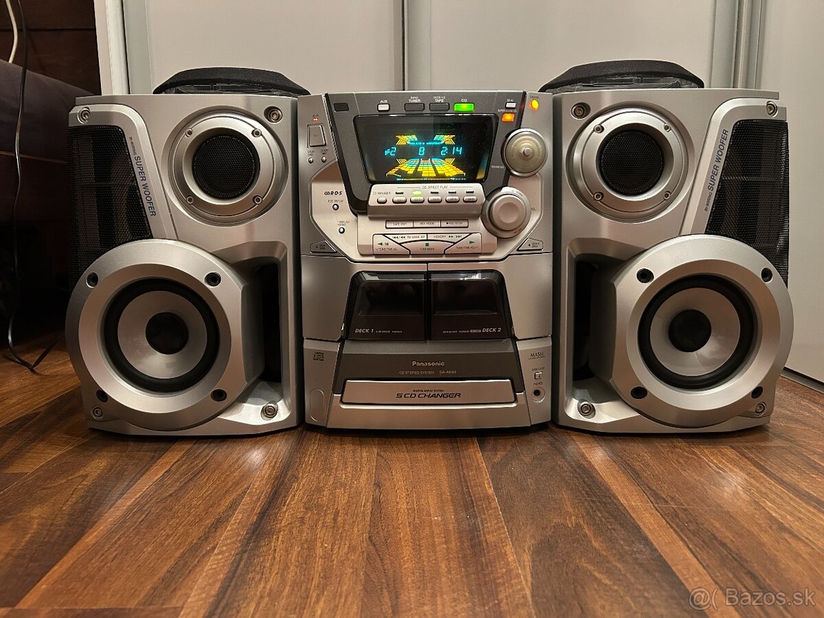 Predám hi-fi vežu PANASONIC SA-AK44 - 4