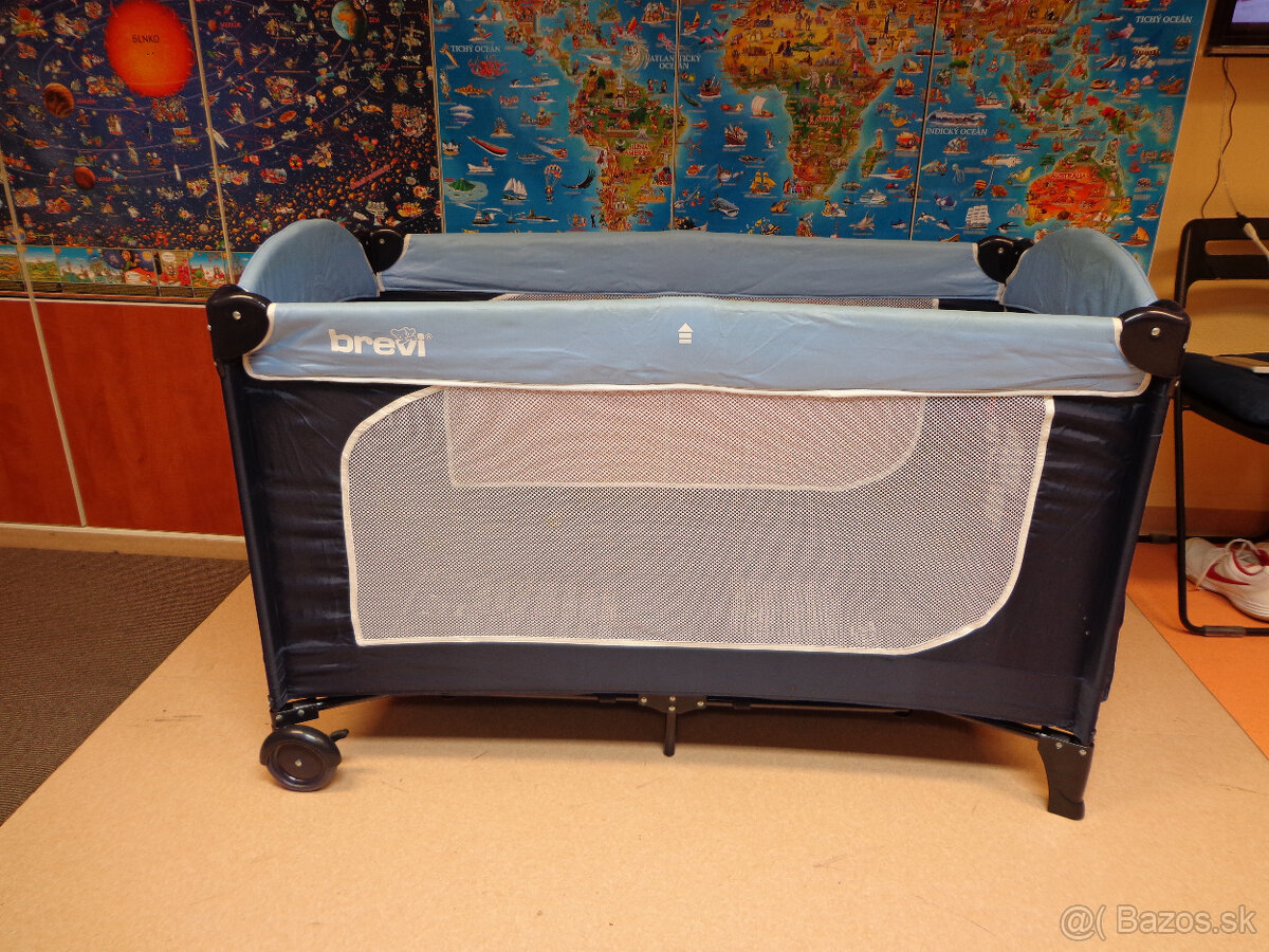 Predám detskú rozkladaciu postieľku Brevi - 4