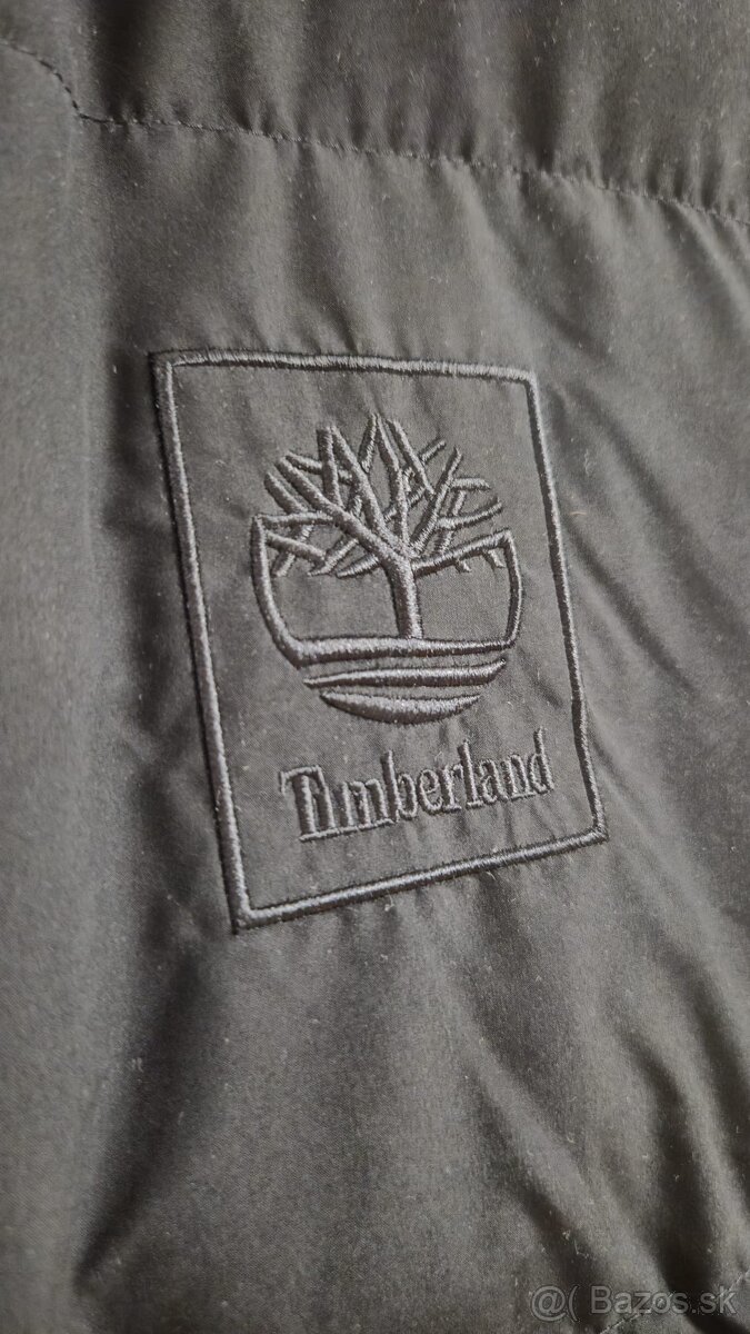 Timberland zimná puffer bunda M – čierna, ako nová - 4