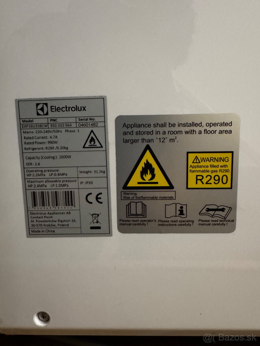 prenosná klimatizácia elektrolux - 4