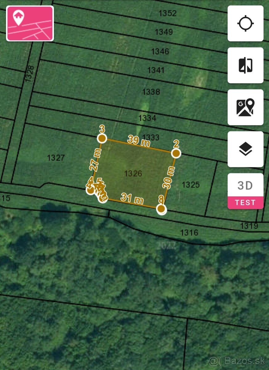 Predám investičné pozemky v katastri obce Zlaté - 4