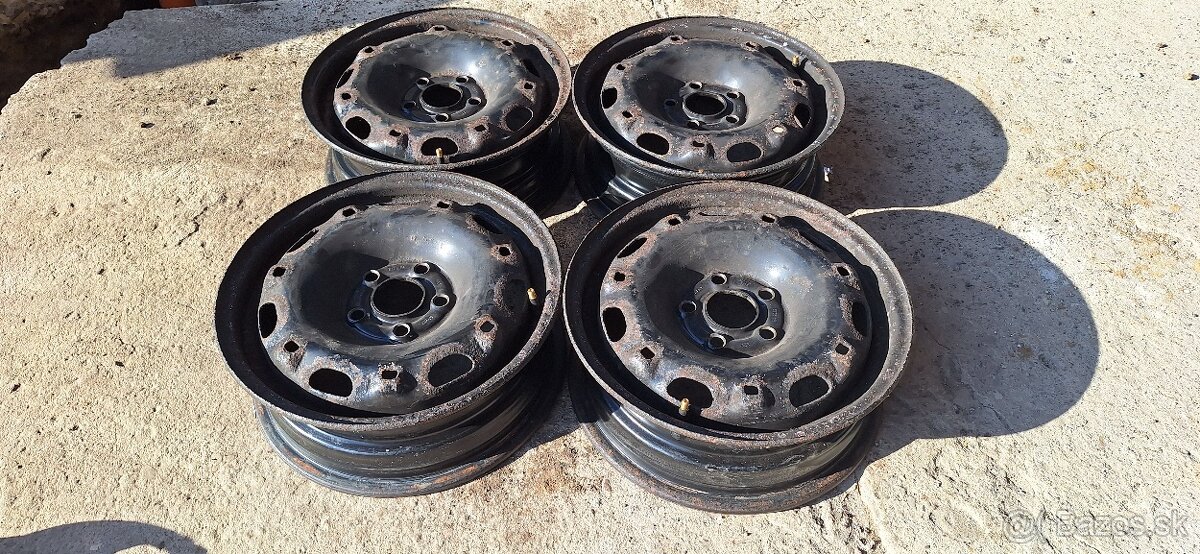 Plechové disky 5x100 R14 - 4