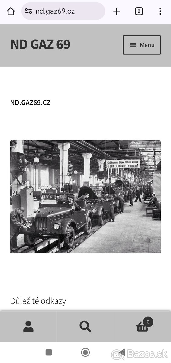 Gaz 69, Poběda M20 - spínač startéru - NOVÝ - 4