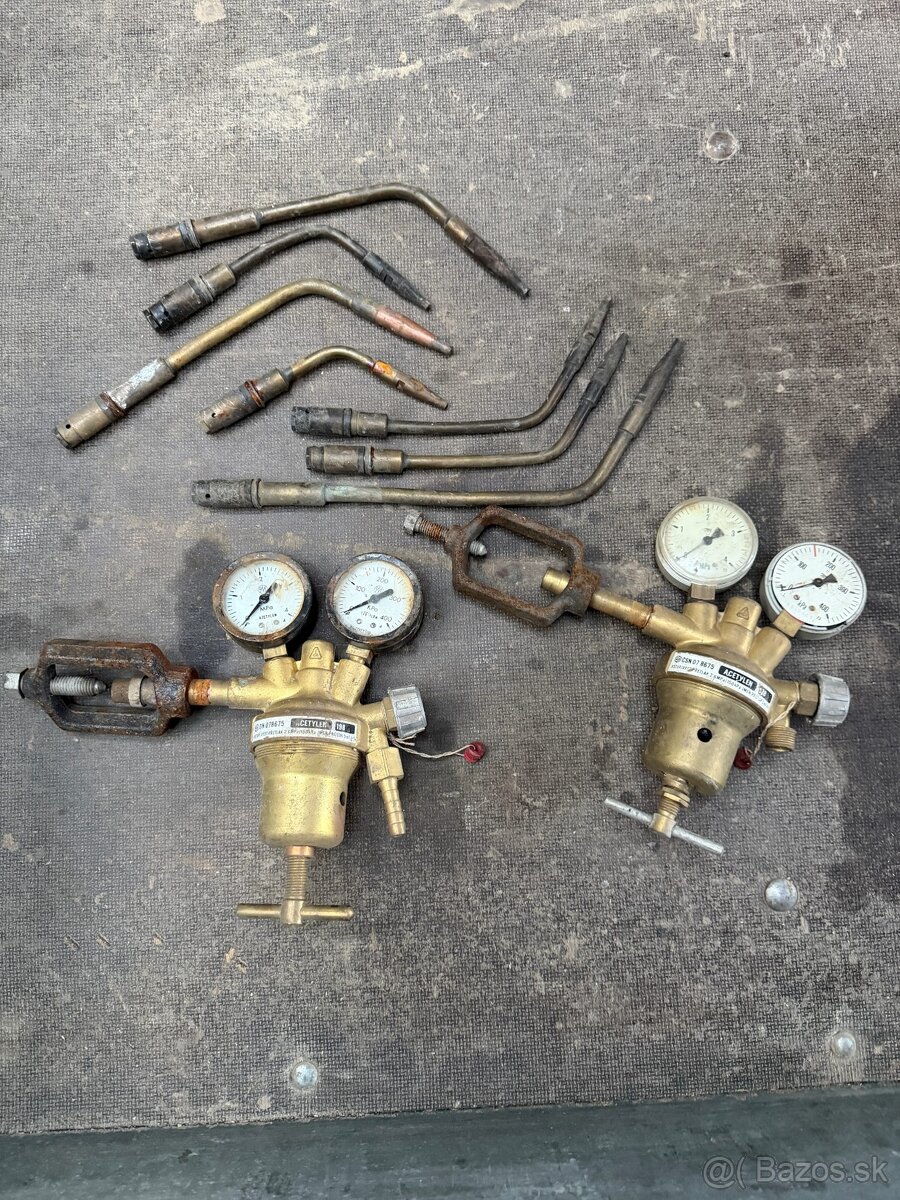 Fľaše plyn kyslík + horáky - 4