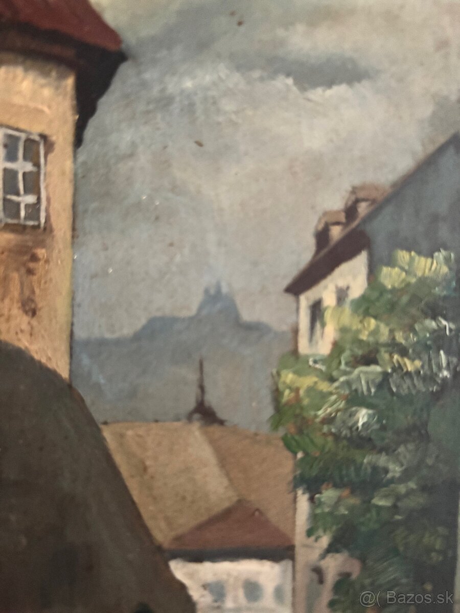 Obraz Václav Stein, Čertovka, olej 55x45 - 4