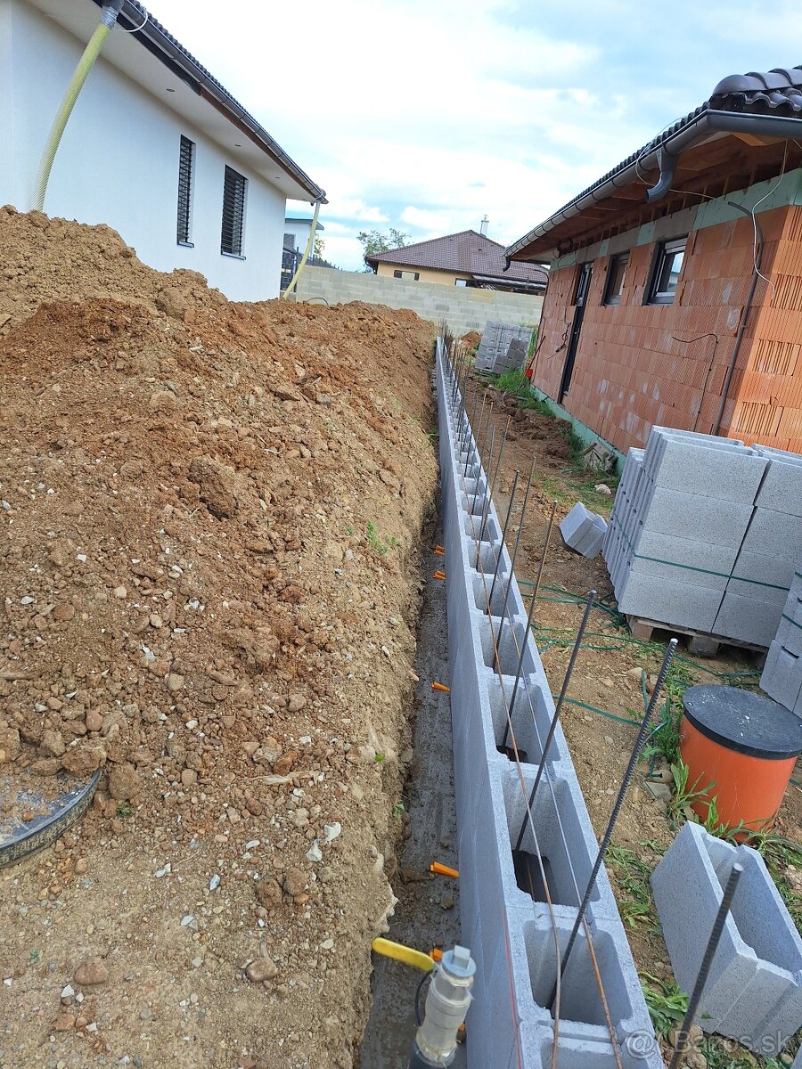 Oporné múry ploty - 4