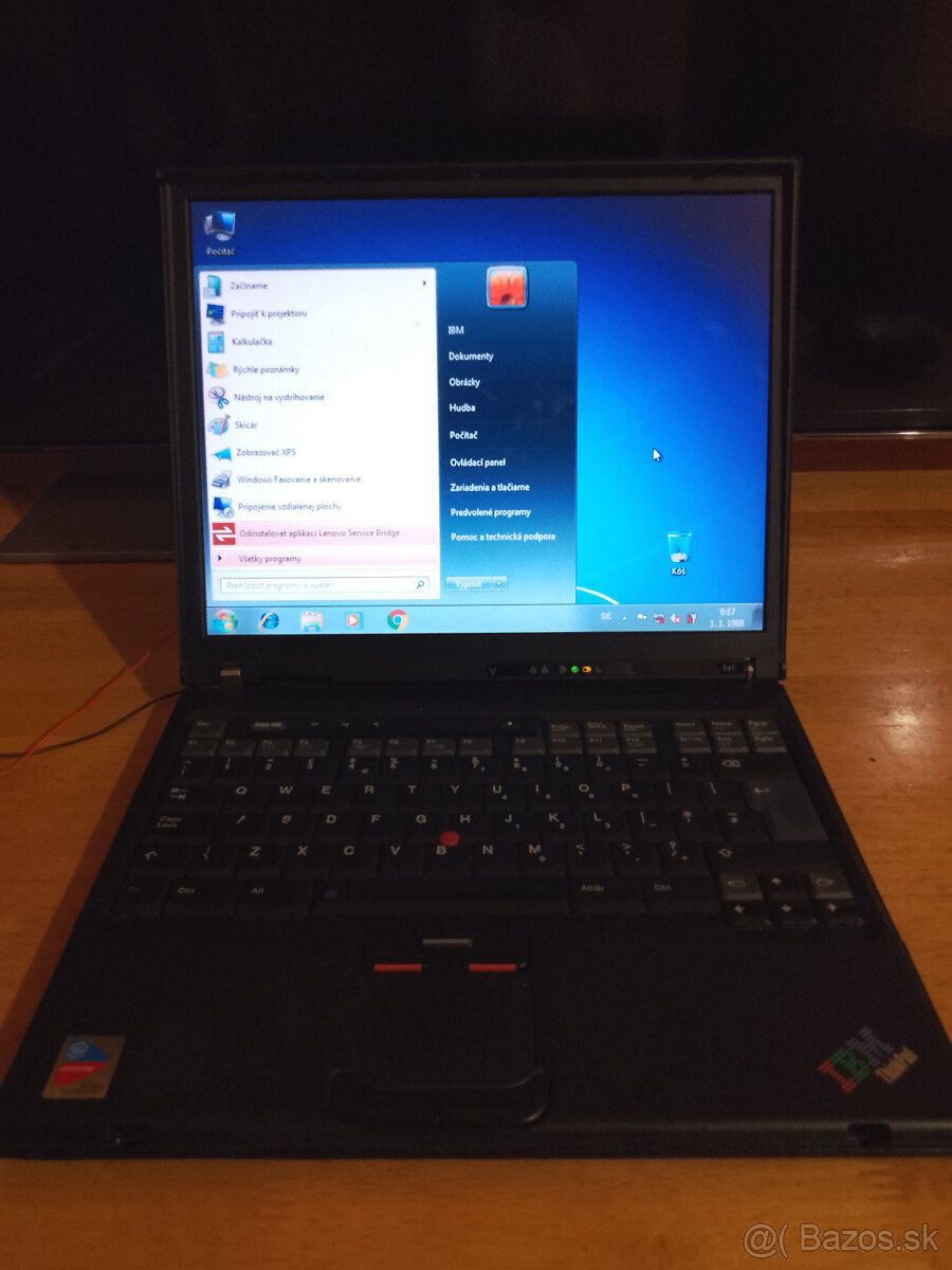 Retronotebook IBM ThinkPad T41 – Intel Pentium M 1.6GHz / 1G - 4