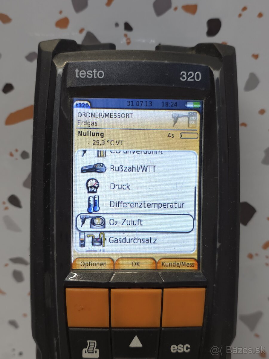 analyzátor spalín Testo 320 s odberovou sondou - 4