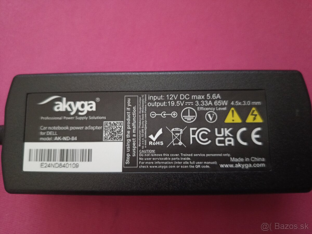 Auto nabíjačka pre notbuk Dell alebo HP - 4
