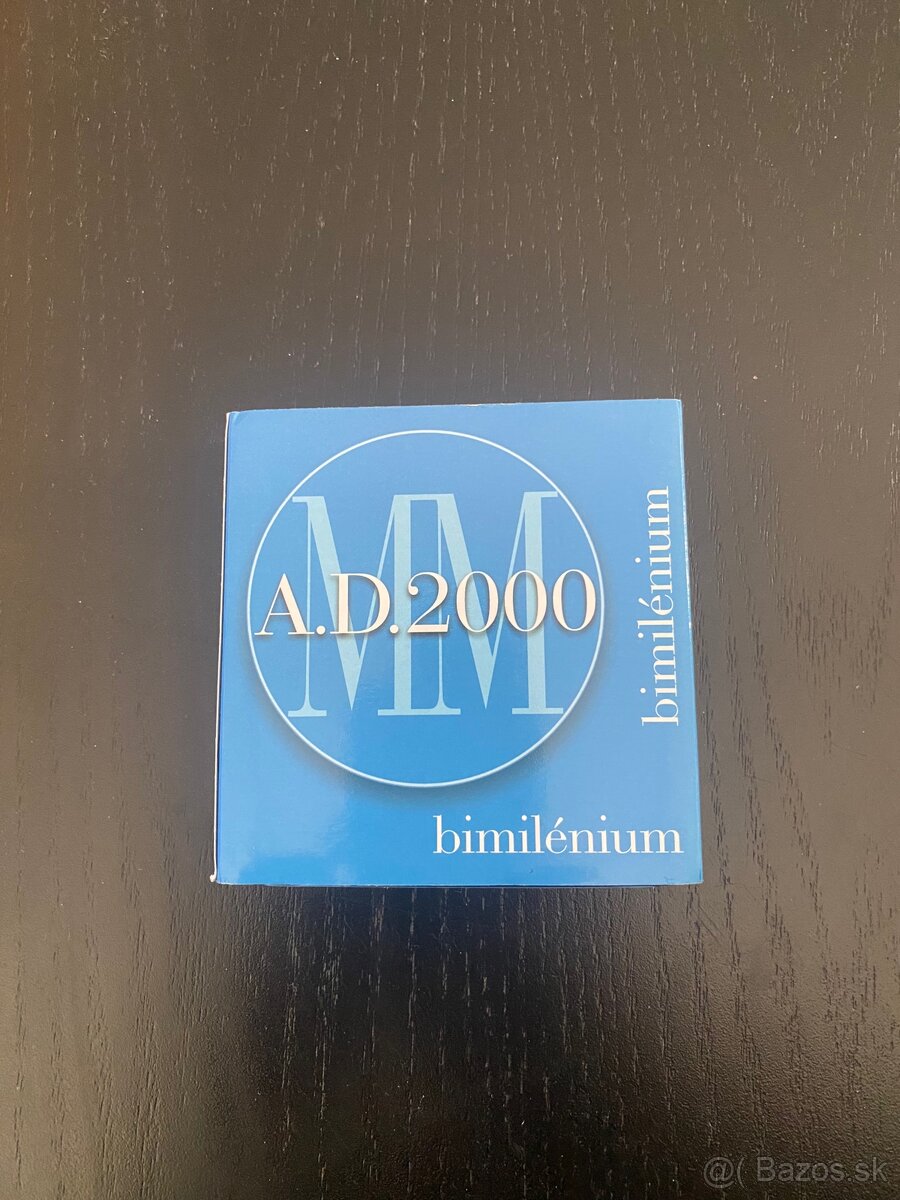 Strieborná zberateľská minca 2000sk -Bimilénium - 4