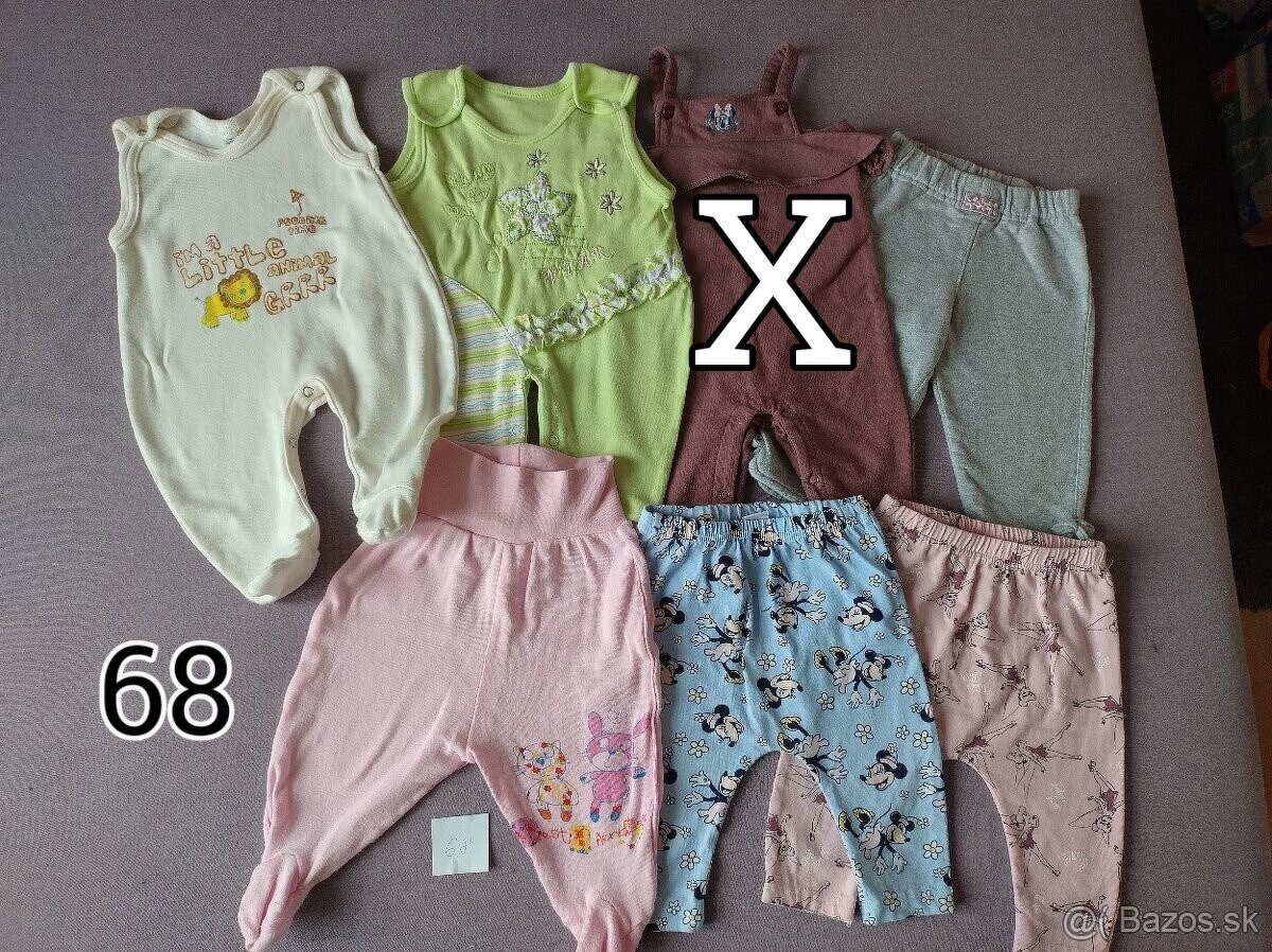 Detské/ dojčenské kratasy, dupačky, polodupačky, tepláky, le - 4