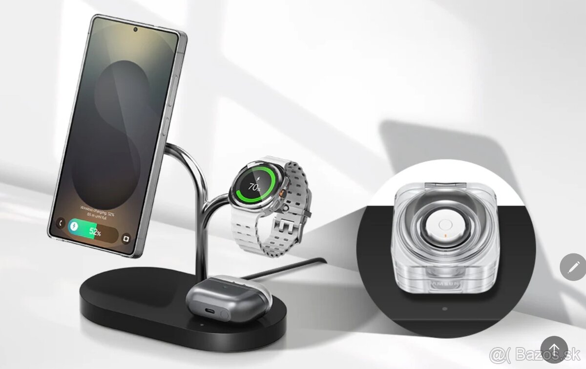 Bezdrôtová nabíjacia stanica Samsung 3 v 1 - 4