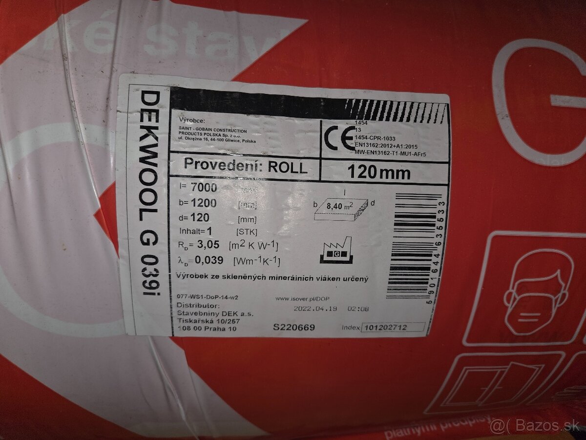 Minerálna vlna 100,120,140,200mm - 4