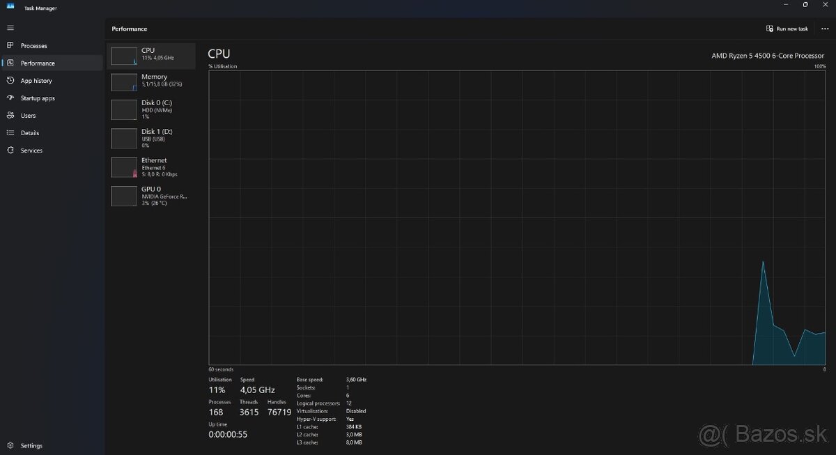 Herný PC🖥️R5 4500| RTX 3070 8GB - 4