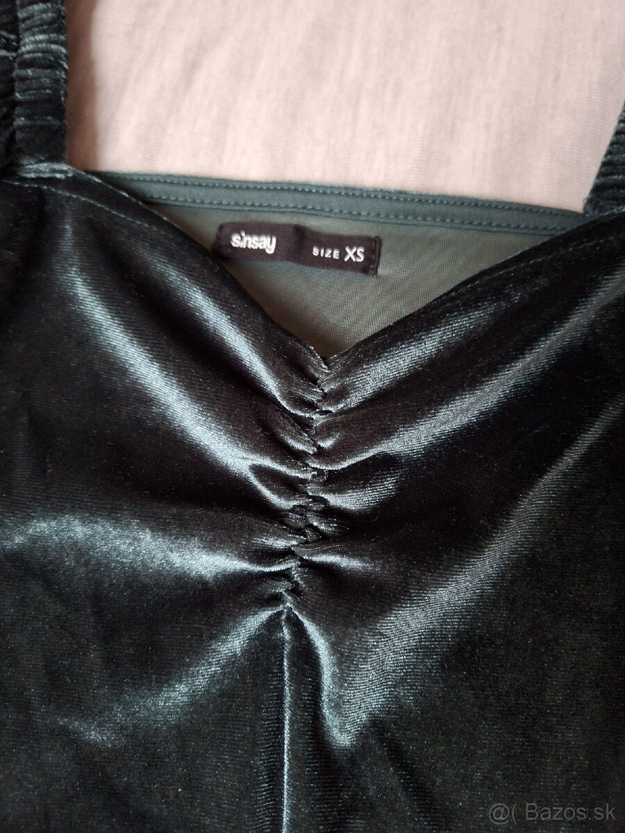 Zelené šaty, Sinsay, XS - 4