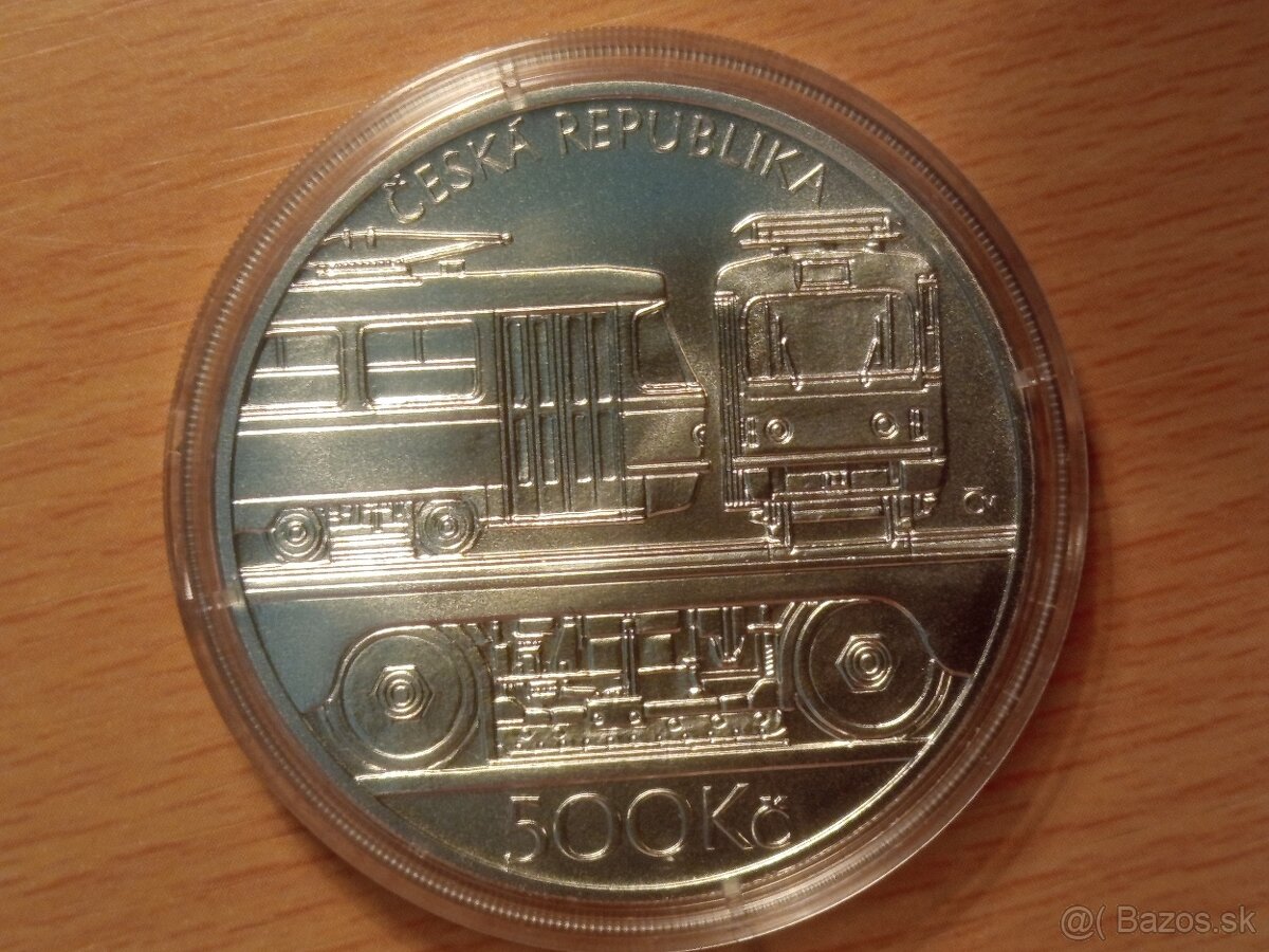 Električka T3 500 Kč 2024 – BK + PROOF – Investičné striebro - 4