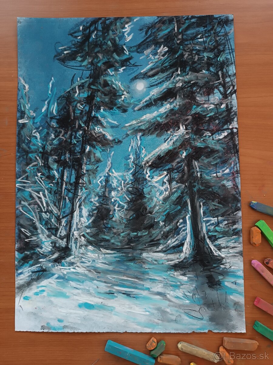 Maľba suchým pastelom 2 - 4