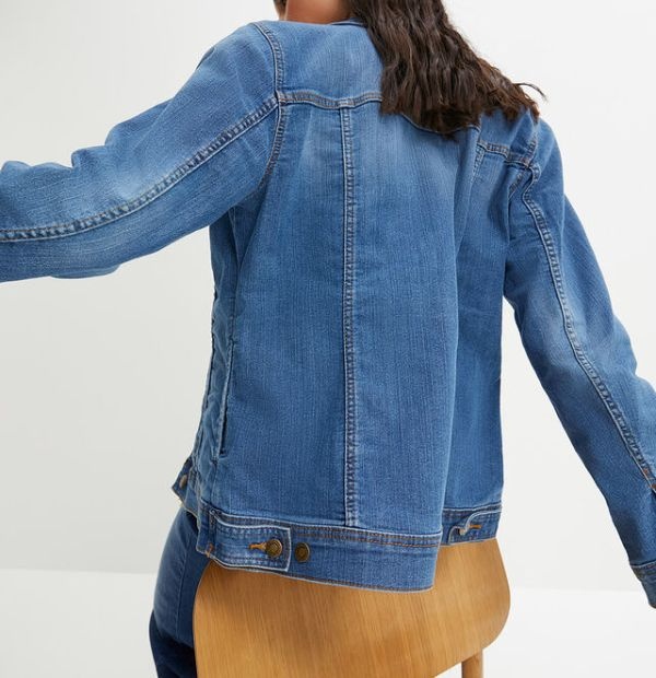 Džínsová bunda, strečová NOVÁ - 4