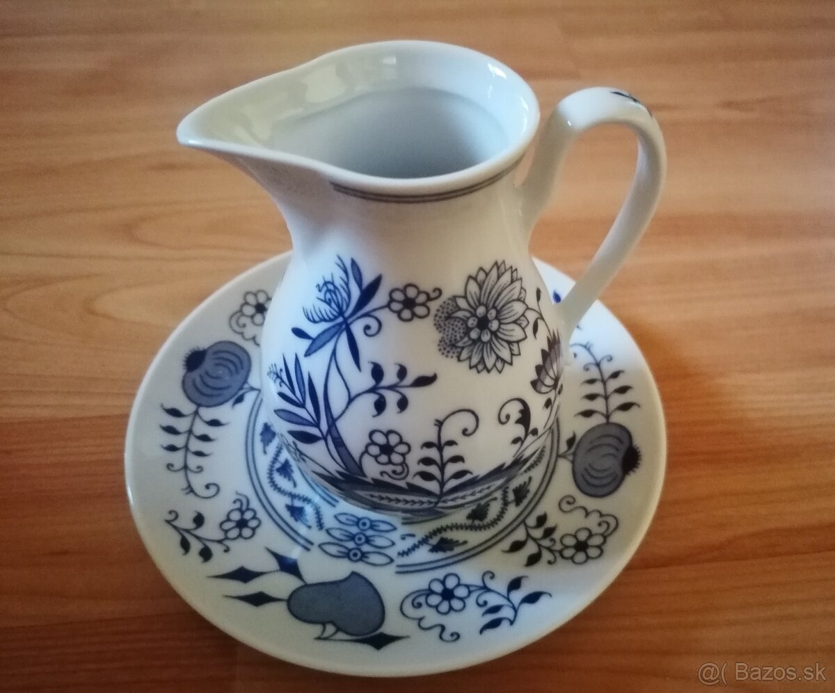 Čajová súprava modrý porcelán - 4