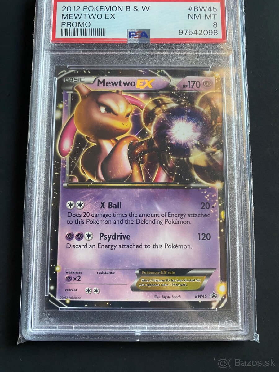 Mewtwo EX 2012 PSA 8 - 4