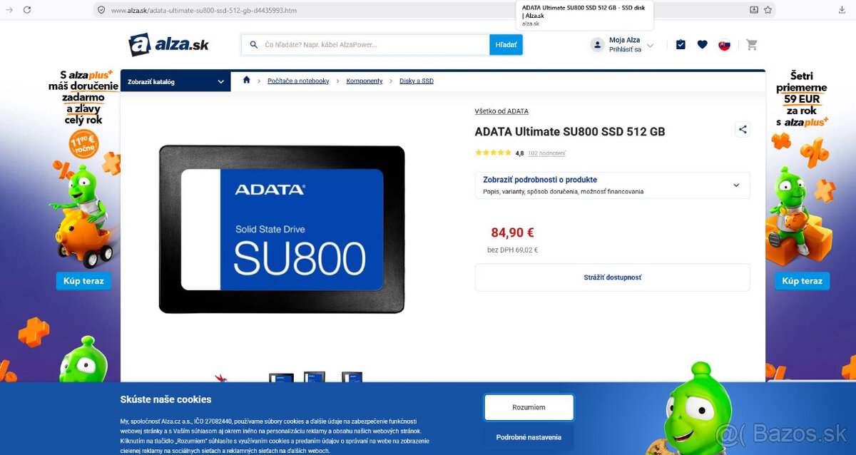 ADATA Ultimate SU800 SSD 512 GB - 4
