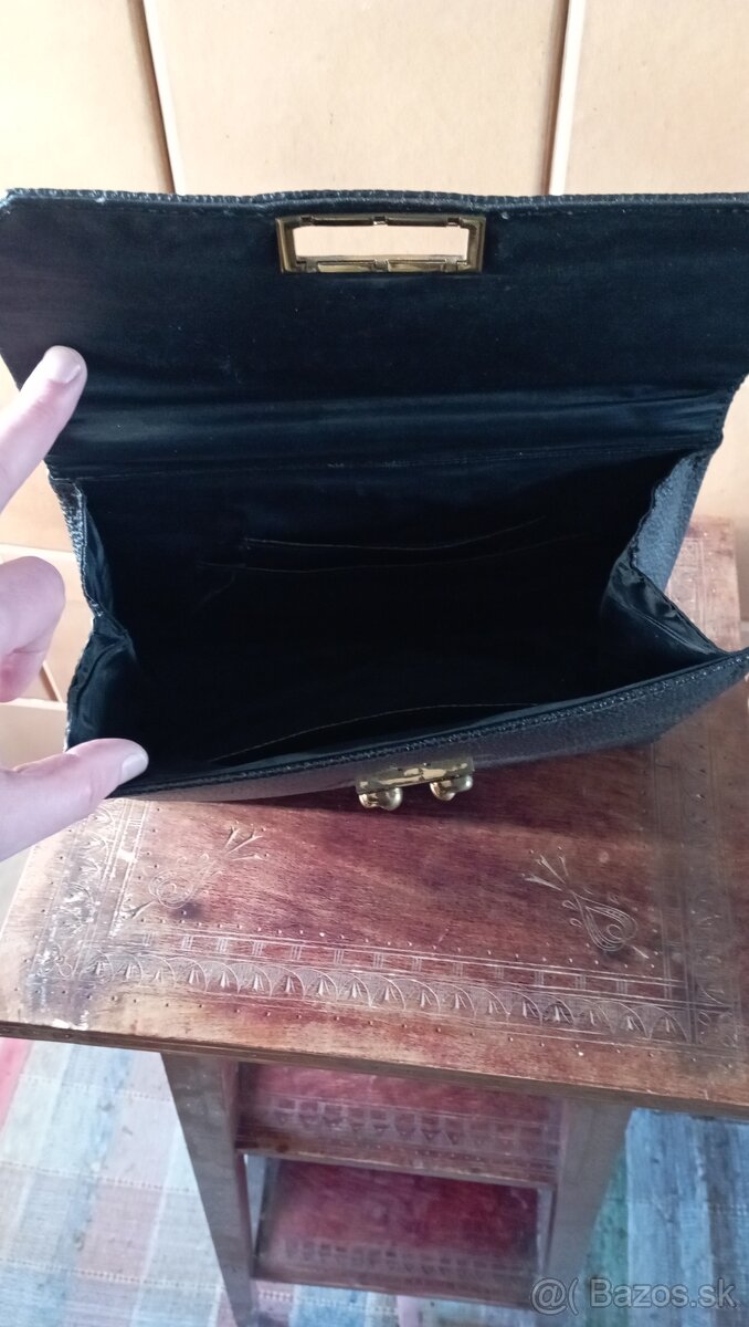 Stará kožená kabelka - 4