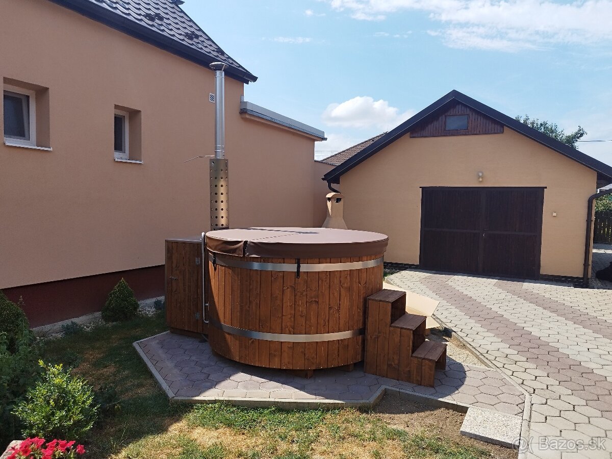 Kúpací nerezový sud,kúpacia Kaďa,jacuzzi,virivka - 4