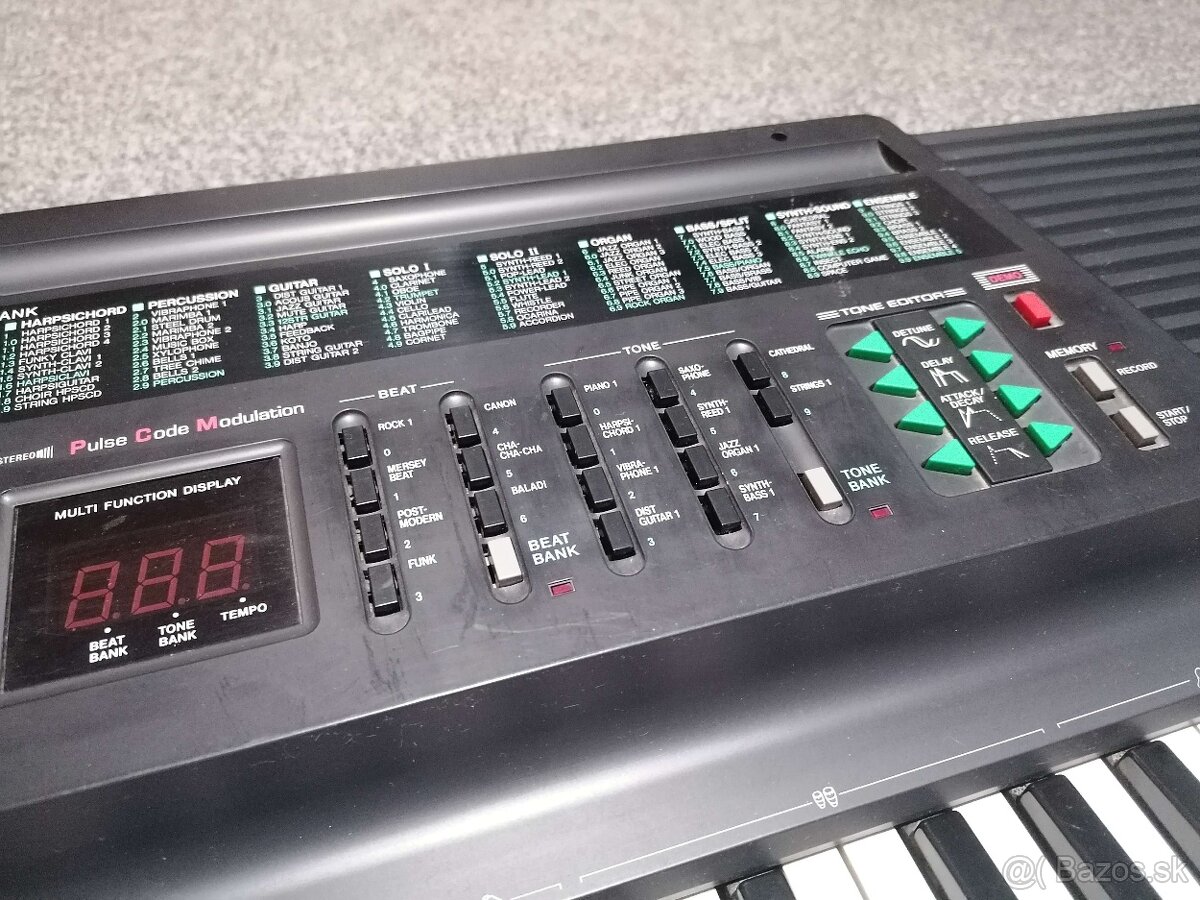 Klávesy CASIO CT-655, 61 kláves - 4