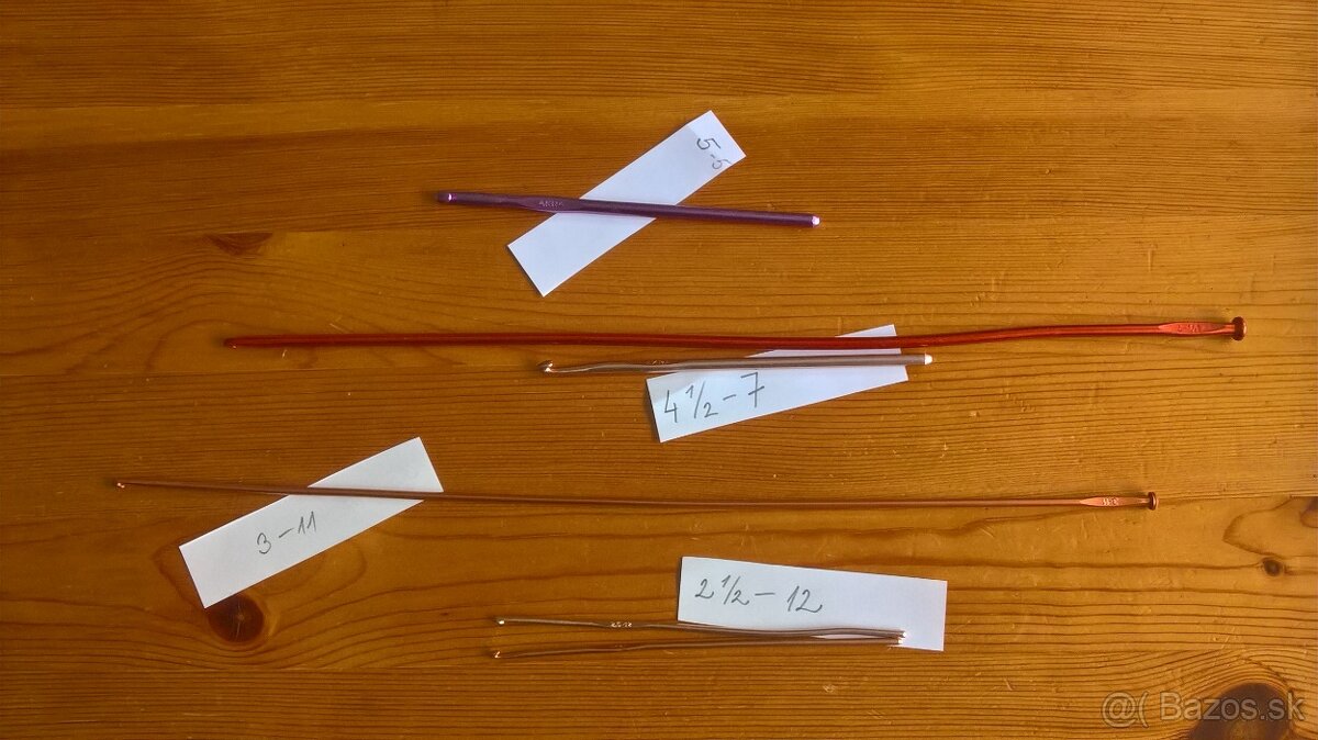 Ihlice na pletenie,hackovanie - 4