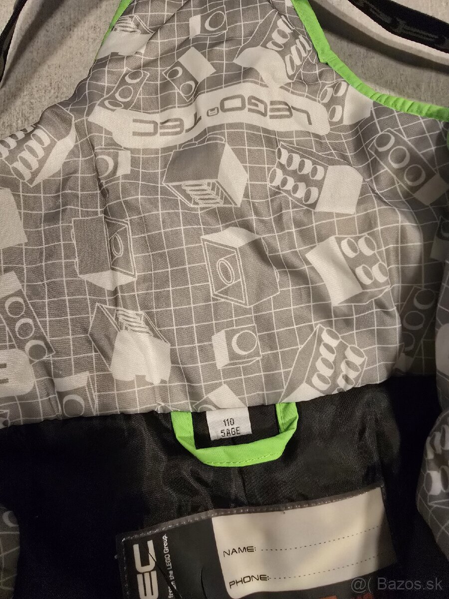 Predám lyžiarsku súpravu Lego wear veľkosť 110 - 4