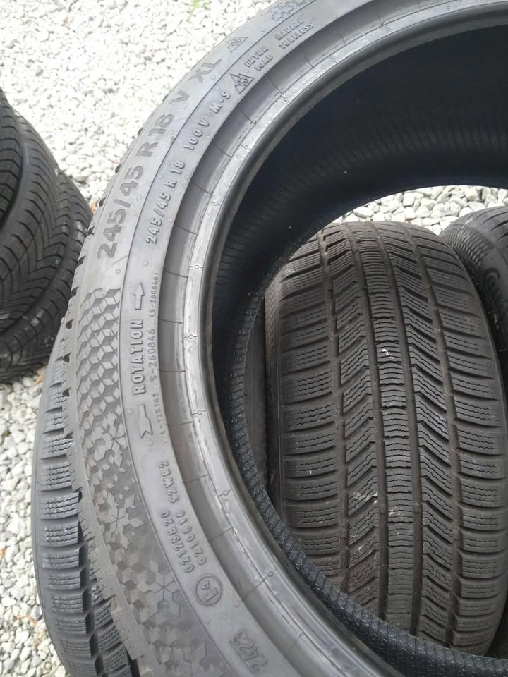Zimná pneu 245/45 R 18 CONTINENTAL. - 4