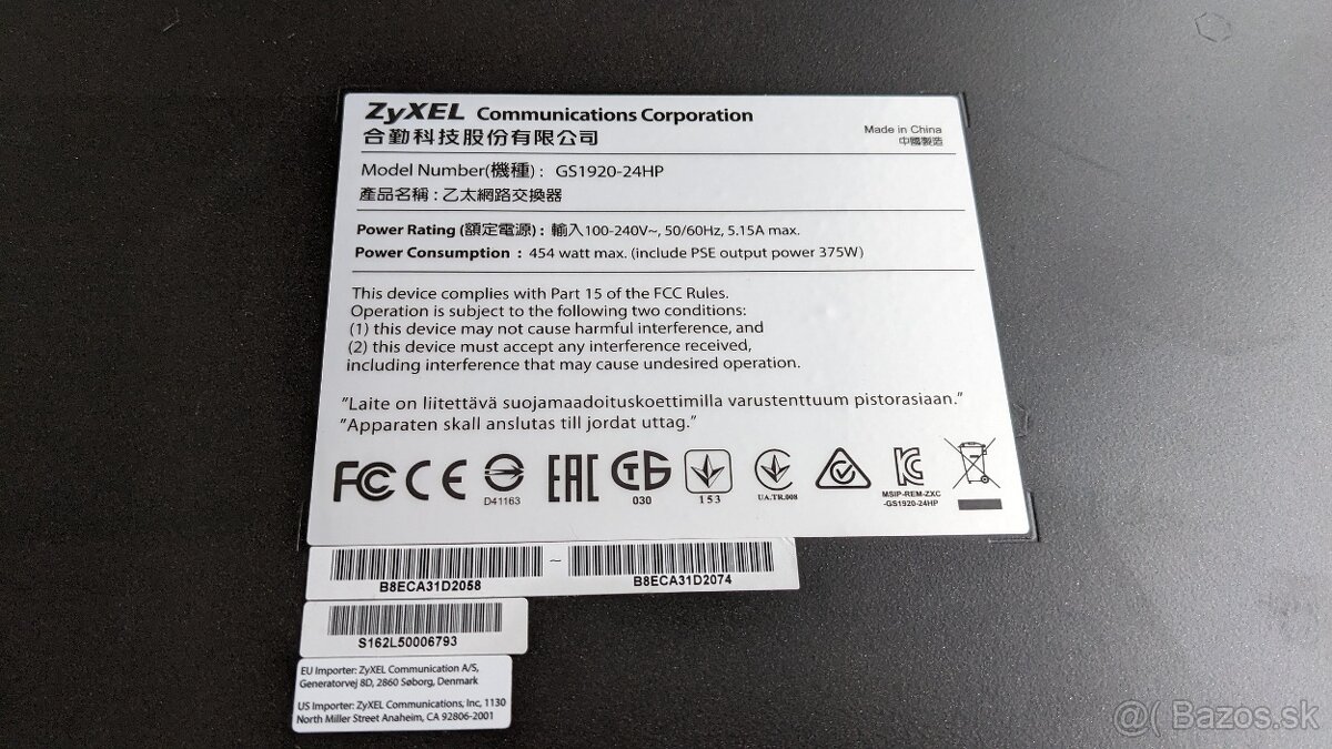 PoE 24p Switch ZyXEL GS1920-24HP - 4