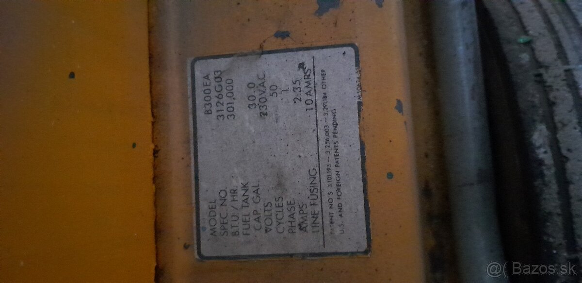 Naftový ohrievač master - 4