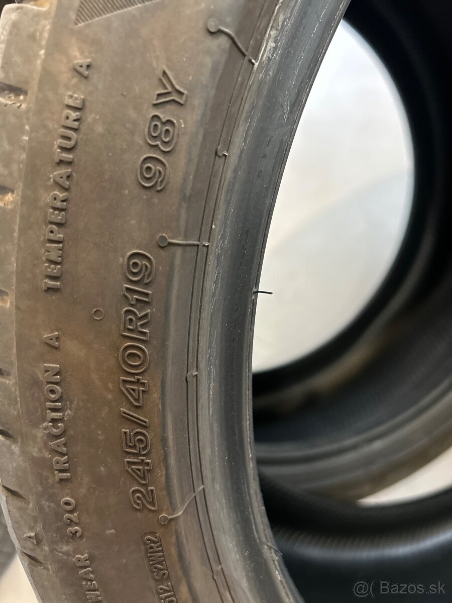Letné pneumatiky Bridgestone 245/40 R19 - 4