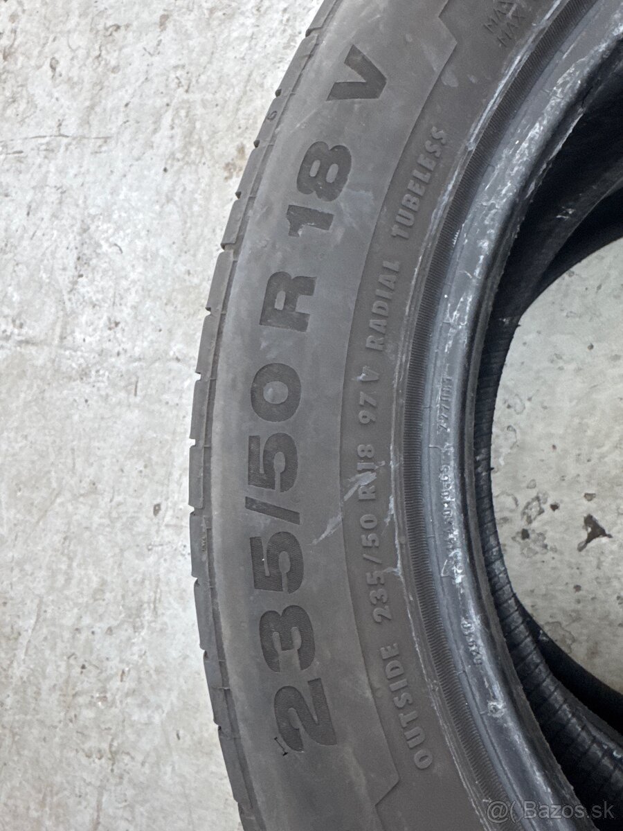 Predám letné 235/50 R18 CONTINENTAL - 4