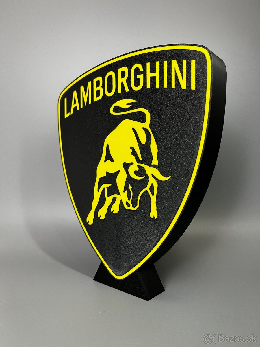 Lamborgini LED logo lampa - 4