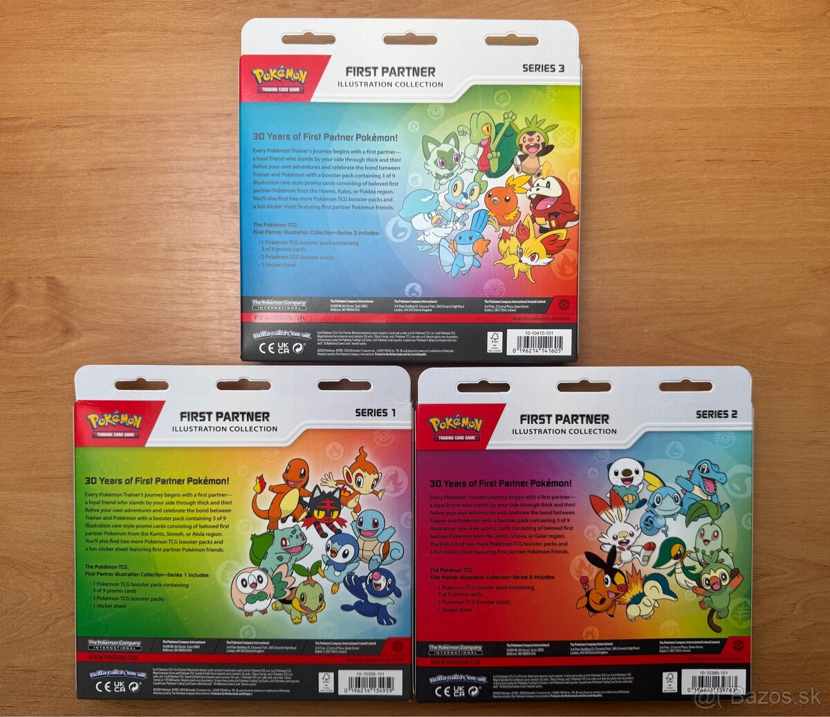 Pokémon First Partner Illustration Collection - sada - 4