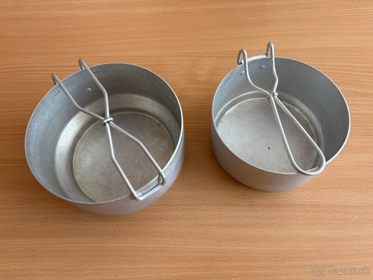 Vojenský hliníkový ešus - obedár - 4